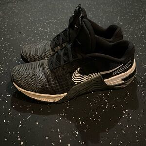 Black and Gray Nike metcons